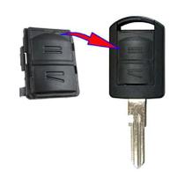 capa de chave meriva 2 botões somente a capa frontal para reparo da chave original GM botõe de borracha montana antiga