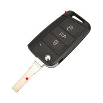 Capa De Chave Para Carro VW Golf 7 GTI MK7 B8 Touran Skoda Octavia A7 Seat, 10 Peças, Flip Com 3 Ou