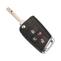 Capa De Chave Para Carro VW Golf 7 GTI MK7 B8 Touran Skoda Octavia A7 Seat, 10 Peças, Flip Com 3 Ou