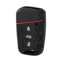 Capa De Chave Remota De Silicone Para VW Passat B8 E Skoda Kodiaq A7, Protetor De Chave Sem Fio Com