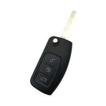 Capa De Chave Remota Dobrável De 3 Botões Para Ford Focus Mondeo Fiesta Galaxy C-MAX Capa De Chave Remota Dobrável De 3 Botões Para Ford Focus Mondeo Fiesta Galaxy C-MAX
