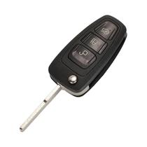 Capa De Chave Remota Dobrável Para Ford Focus Mondeo Fiesta 2013 Com 3 Botões Jingyuqin Capa De Capa De Chave Remota Dobrável Para Ford Focus Mondeo Fiesta 2013 Com 3 Botões Jingyuqin Capa De