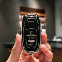 Capa De Chave Remota Inteligente Para Carro Audi TPU Para A1 A3 A4 A5 A6 A7 A8 Q3 Q5 Q7 2009-2015.