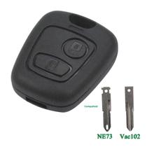 Capa De Chave Remota NE73/vac102 Para Citroen C1 C4 Peugeot 107 207 307 407 206 306 406 Substituição