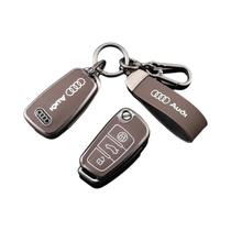 Capa De Chave Remota Para Carro Audi Em Liga De Zinco Com Capa De TPU Para A1 A3 A4 A5 A6 A7 S3 S7