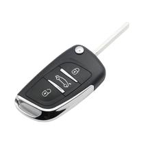 Capa De Chave Remota Para Carro Peugeot Citroen 307 408 308 C2 C3 C4 C5 Jingyuqin 2/3 BTN Modificada
