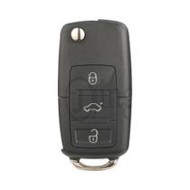 Capa De Chave Remota Para Carro VW VVDI XKB501EN Com 3 Botões Jingyuqin Sem Lâmina Sem Suporte Para