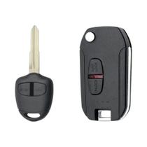 Capa De Chave Remota Para Mitsubishi Pajero Sport Outlander Grandis ASX MIT11 MIT8 Com 2 a 3 Botões
