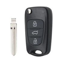 Capa De Chave Solaris Accent Para Hyundai I30 IX35 I40, 10 Peças, Capa De Chave Flip De 3 Botões Capa De Chave Solaris Accent Para Hyundai I30 IX35 I40, 10 Peças, Capa De Chave Flip De 3 Botões