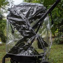 Capa de Chuva Adaptável para Carrinho Kiddo Drops - Tamanho Único Capa de Chuva Adaptável para Carrinho Kiddo Drops - Tamanho Único