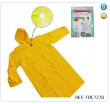 Capa de chuva adulto de plastico G/GG com botao colors110x65cm Top Rio