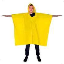 Capa De Chuva Amarela Impermeável Resistente Unissex Adulto - Riplas