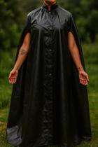 Capa De Chuva Boiadeiro Cavaleiro Para Andar A Cavalo Sem Manga