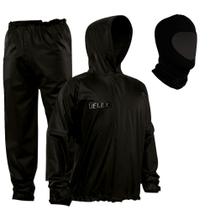 Capa de Chuva Com Capuz Delta Basica PVC Motociclista Motoboy + Touca Balaclava Capa de Chuva Com Capuz Delta Basica PVC Motociclista Motoboy + Touca Balaclava