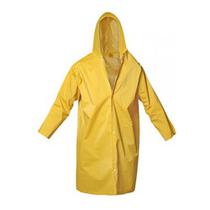 Capa de chuva com capuz forrada amarela tamanho GG - G - Ledan