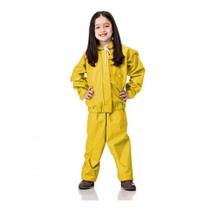 Capa de Chuva Conjunto PVC Infantil com Capuz Pantaneiro
