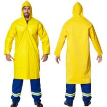 Capa De Chuva Convencional PVC Forrado Standard Impermeável Brascamp Capa De Chuva Convencional PVC Forrado Standard Impermeável Brascamp