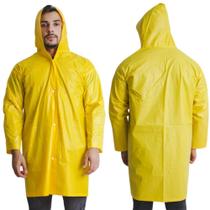 Capa De Chuva Convencional PVC Pop Impermeável Com Capuz Maicol Epi