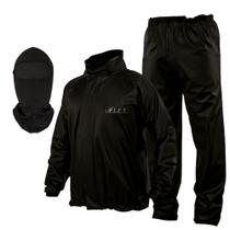 Capa de Chuva Delta Flex PVC Motociclista Motoboy + Balaclava Capa de Chuva Delta Flex PVC Motociclista Motoboy + Balaclava