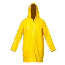Capa de Chuva em PVC Amarela Forrada com Capuz M - MAICOL