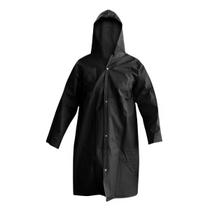 Capa de Chuva em PVC Preta Tamanho GG Proteplus