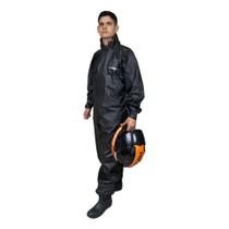 Capa de Chuva em PVC Unissex Combate Gola Pioneira Tamanho:G