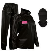 Capa de Chuva Feminina Delta PVC Motociclista e Balaclava Capa de Chuva Feminina Delta PVC Motociclista e Balaclava
