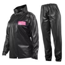 Capa de Chuva Feminina PVC Básica Motociclista Ciclista Delta Capa de Chuva Feminina PVC Básica Motociclista Ciclista Delta