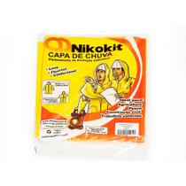 Capa de chuva forrada amarela g nikokit