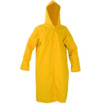 Capa de chuva forrada amarela PVC tamanho GG - Plastseg