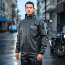 Capa De Chuva Impermeável Especial Para Motoqueiro Bolso Capa De Chuva Impermeável Especial Para Motoqueiro Bolso