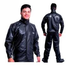 Capa de Chuva Impermeável Motoqueiro Motoboy Lider Material PVC Alta Qualidade Masculina - PROTERCAPAS
