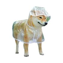 Capa De Chuva Impermeável Para Cães Pequenos Com Capuz Transparente Em PVC Macio Poncho Estiloso Capa De Chuva Impermeável Para Cães Pequenos Com Capuz Transparente Em PVC Macio Poncho Estiloso