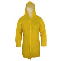 Capa de Chuva Impermeável Resistente Reutilizável Com Capuz Feita Em PVC Forrada Capa de Chuva Impermeável Resistente Reutilizável Com Capuz Feita Em PVC Forrada