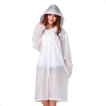 Capa De Chuva Impermeável Resistente Unissex Com Capuz