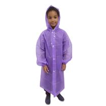 Capa de Chuva Infantil 5 a 10 Anos com Botão e Capuz Rainy Capa de Chuva Infantil 5 a 10 Anos com Botão e Capuz Rainy