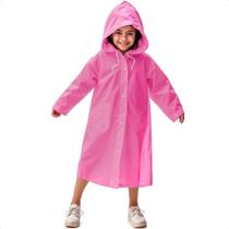 Capa de Chuva infantil Colorida - Reforçada Resistente Impermeável Com Capuz Unissex Capa de Chuva infantil Colorida - Reforçada Resistente Impermeável Com Capuz Unissex