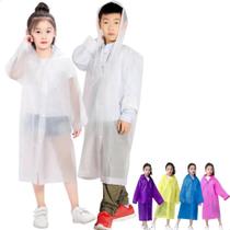 Capa De Chuva Infantil Com Capuz Impermeável Meninos Meninas Capa De Chuva Infantil Com Capuz Impermeável Meninos Meninas