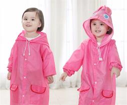 Capa de Chuva Infantil com Design de Animal - Material em Poliéster