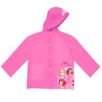 Capa De Chuva Infantil Com Estampa De Desenho Impermeável Para Crianças Com Capuz Ajustável e Botão de Pressão - Semax