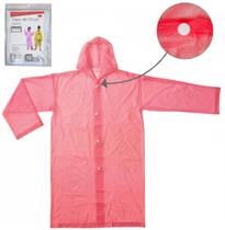 Capa de Chuva Infantil G 45x75cm GG 50x80cm Botão e Capuz Impermeável - Top rio
