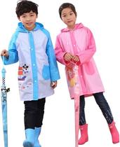 Capa De Chuva Infantil Reforçada Com Capuz Impermeável Menino ou Menina Capa De Chuva Infantil Reforçada Com Capuz Impermeável Menino ou Menina