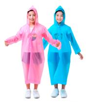 Capa de Chuva Infantil Reforçada Unissex Impermeável Capa de Chuva Infantil Reforçada Unissex Impermeável