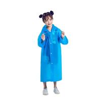 Capa de Chuva Infantil Transparente e Impermeável - Poncho Portátil e Espesso