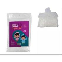 Capa De Chuva Infantil Unissex Transparente Impermeável 160*115cm - CPC-10 Capa De Chuva Infantil Unissex Transparente Impermeável 160*115cm - CPC-10