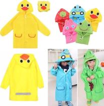 Capa de Chuva Kids com Estampas Coloridas Para Crianças de 3 a 8 Anos Capa de Chuva Kids com Estampas Coloridas Para Crianças de 3 a 8 Anos