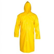 Capa de Chuva Laminada GG Amarela com Manga - Proteção contra Chuva Forte