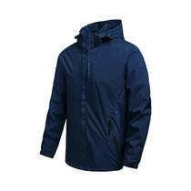 Capa De Chuva Masculina Leve E Impermeável Para Ciclismo Com Capuz, Jaqueta Corta-Vento Para