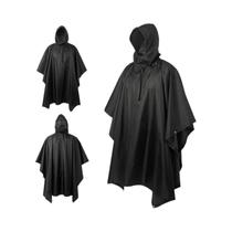 Capa De Chuva Militar Impermeável Com Zíper Para Homens E Mulheres, Poncho Para Motocicleta Capa De Chuva Militar Impermeável Com Zíper Para Homens E Mulheres, Poncho Para Motocicleta