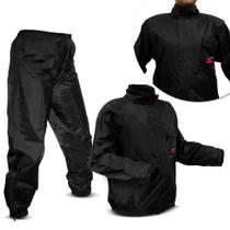 Capa de Chuva Moto Forrada em Poliéster Nylon Emborrachado Impermeável Piraval